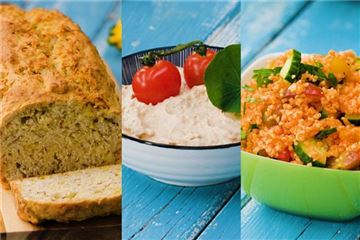 Zucchinibrot, Bulgursalat & Dip Rezepte fürs Picknick 