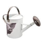 Zinkgießkanne im Landhausstil 'Schwein'